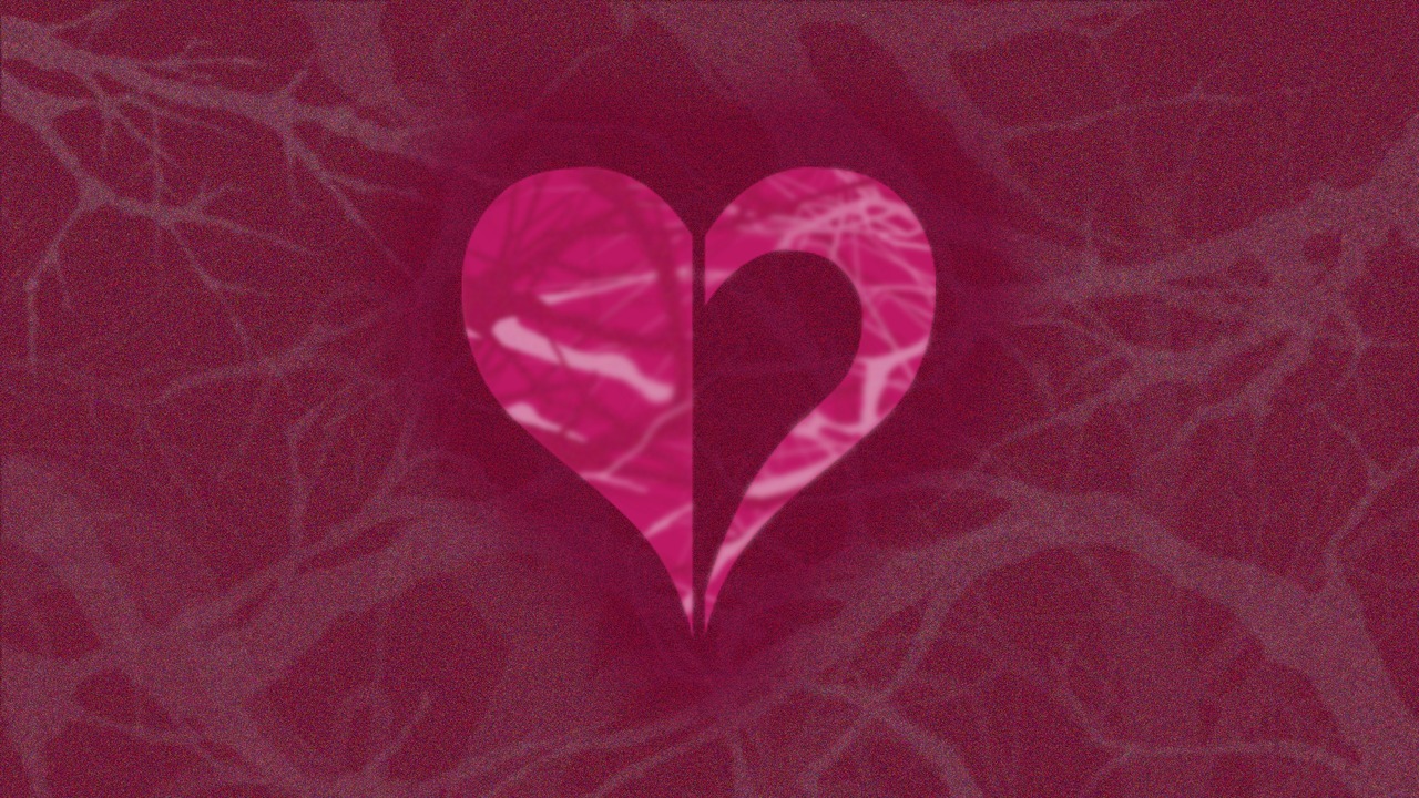 Hình nền trái tim màu hồng đẹp