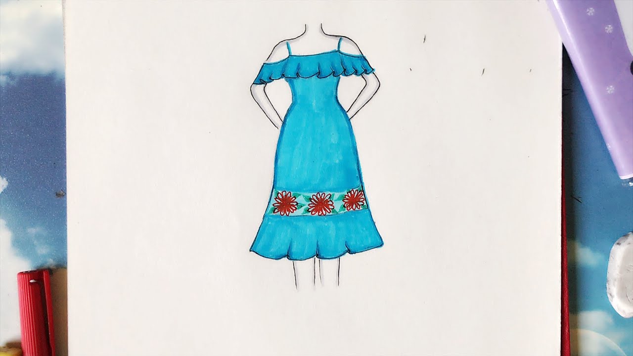 Top 111 về hình vẽ váy đẹp  Eteachers