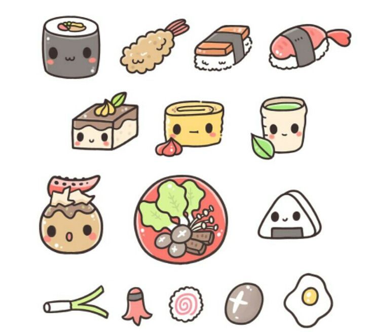 ảnh sticker food cute