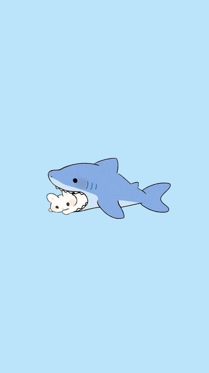 Ảnh cá mập cute chibi