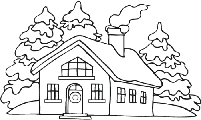 Hình vẽ nhà đơn giản