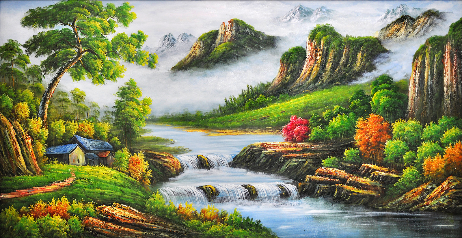 Vẽ tranh phong cảnh thiên nhiên bằng bút chì