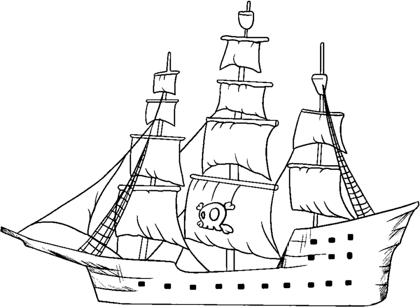 Hình vẽ thuyền buồm