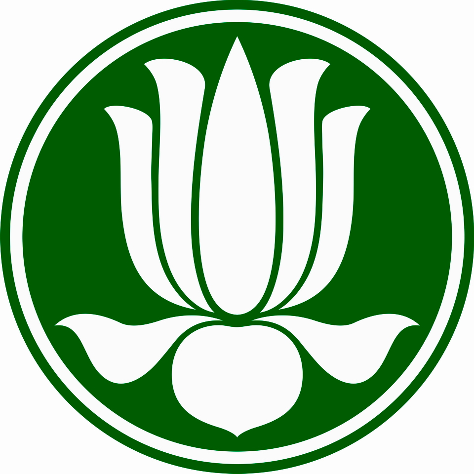 Logo hoa sen vector