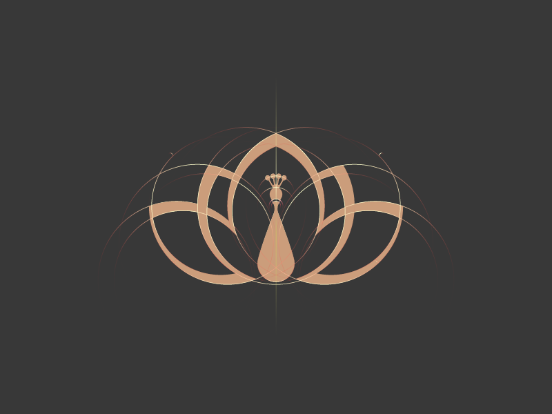 Logo hoa sen vàng phật giáo